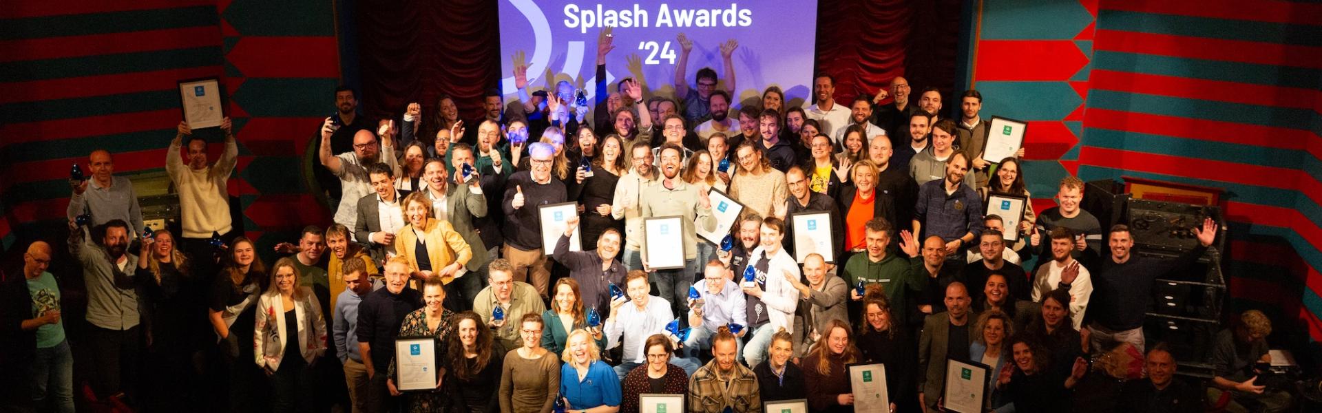 Groepsfoto Winnaars Splash Awards 2024